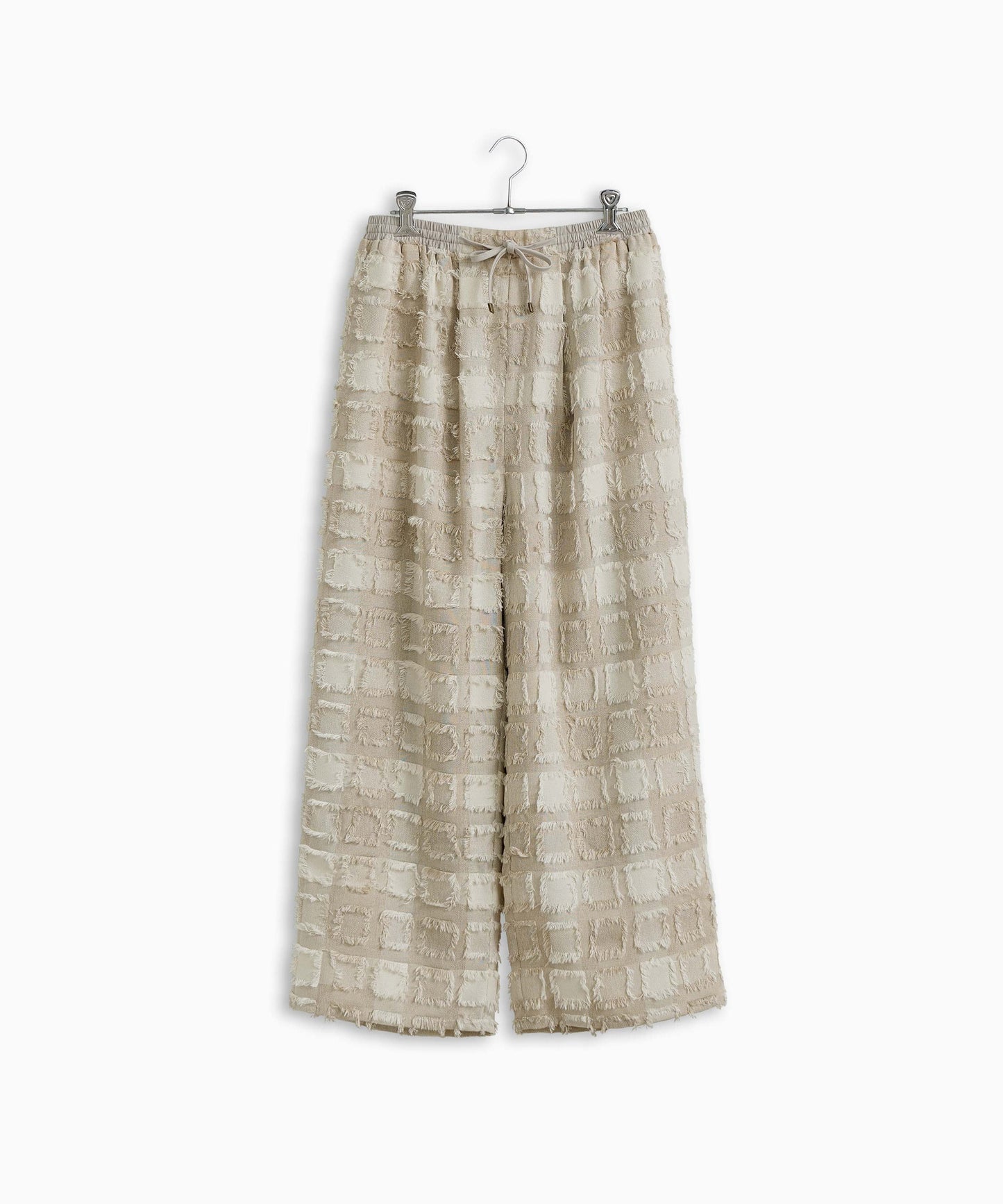 フリンジチェックワイドパンツ / LKL25FPT2105