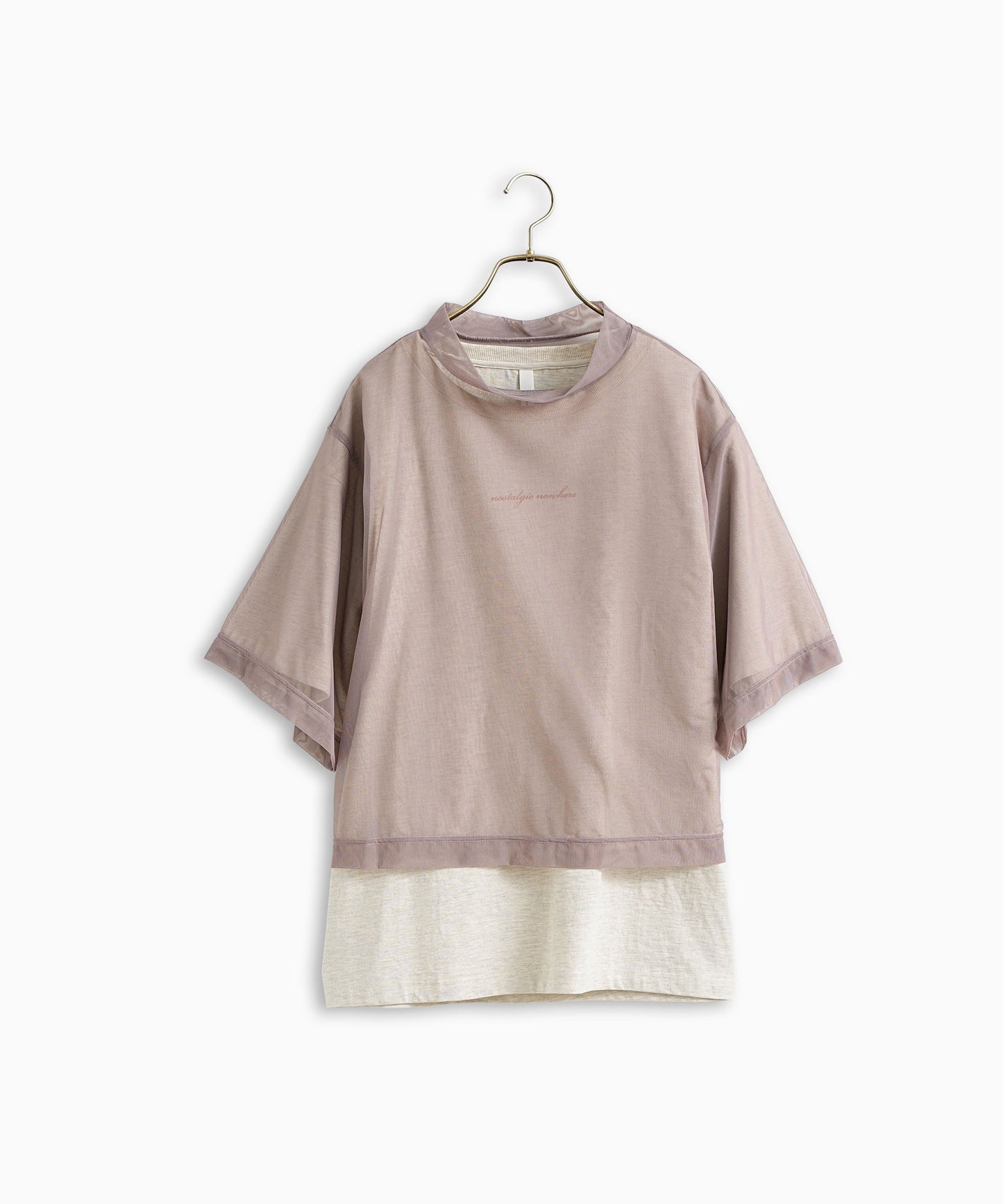 2P メッシュレイヤードプリントTシャツ / LKL25SBL2233