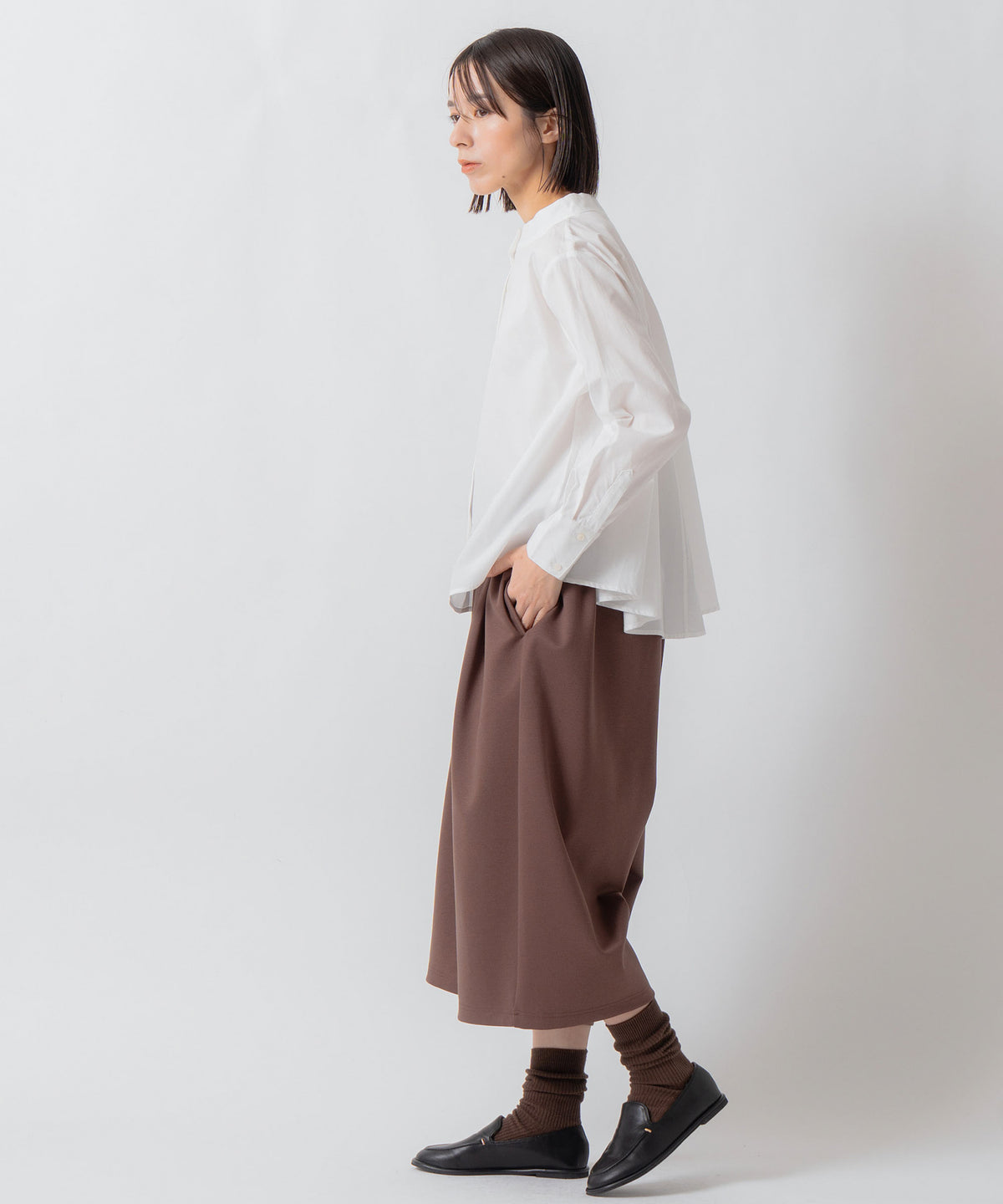 スタンドカラーブラウス / LKL25FBL2257