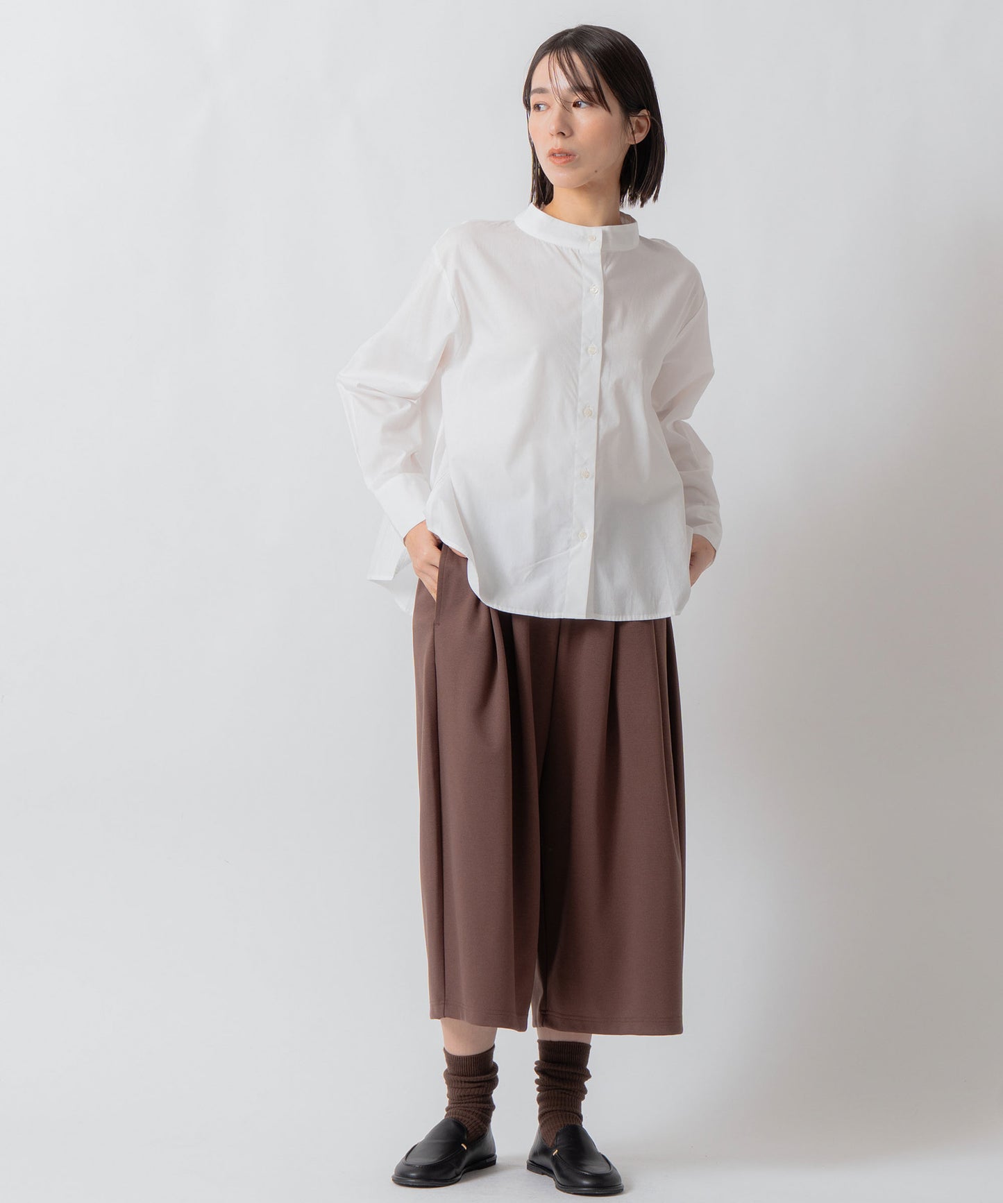 スタンドカラーブラウス / LKL25FBL2257