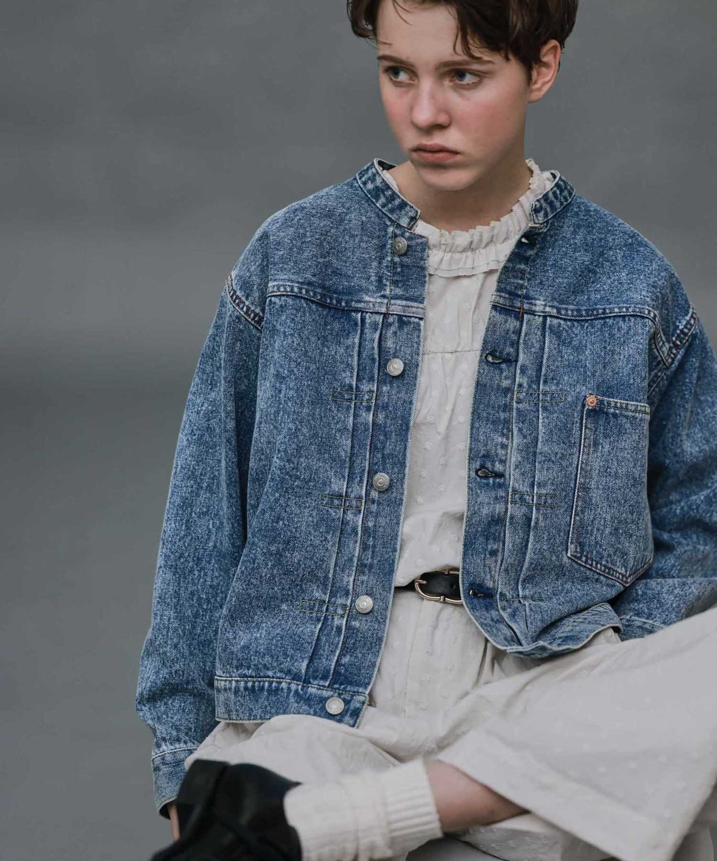 BRENDA BIG TRUCKER JACKET / LKL26FJK2097