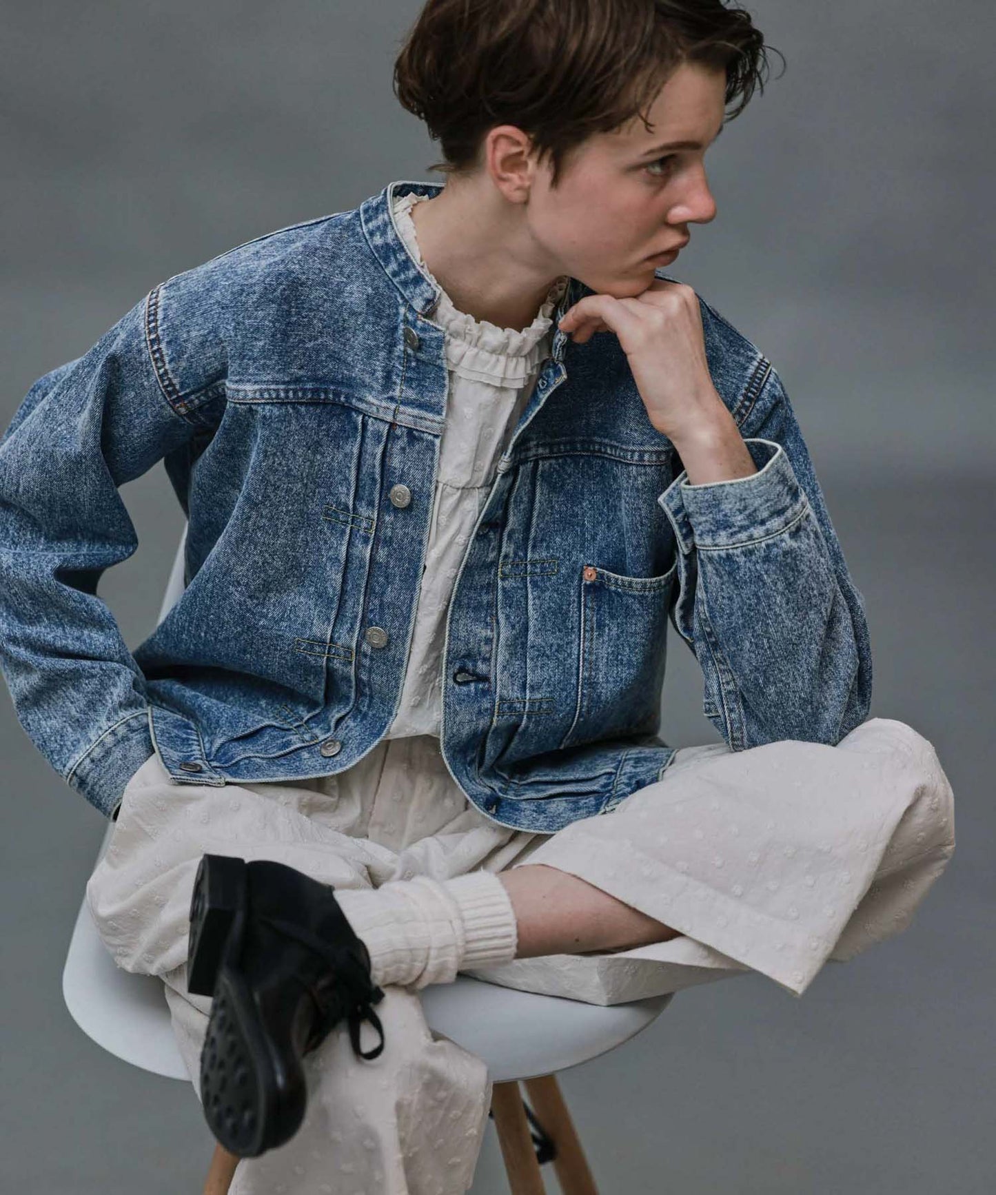 BRENDA BIG TRUCKER JACKET / LKL26FJK2097