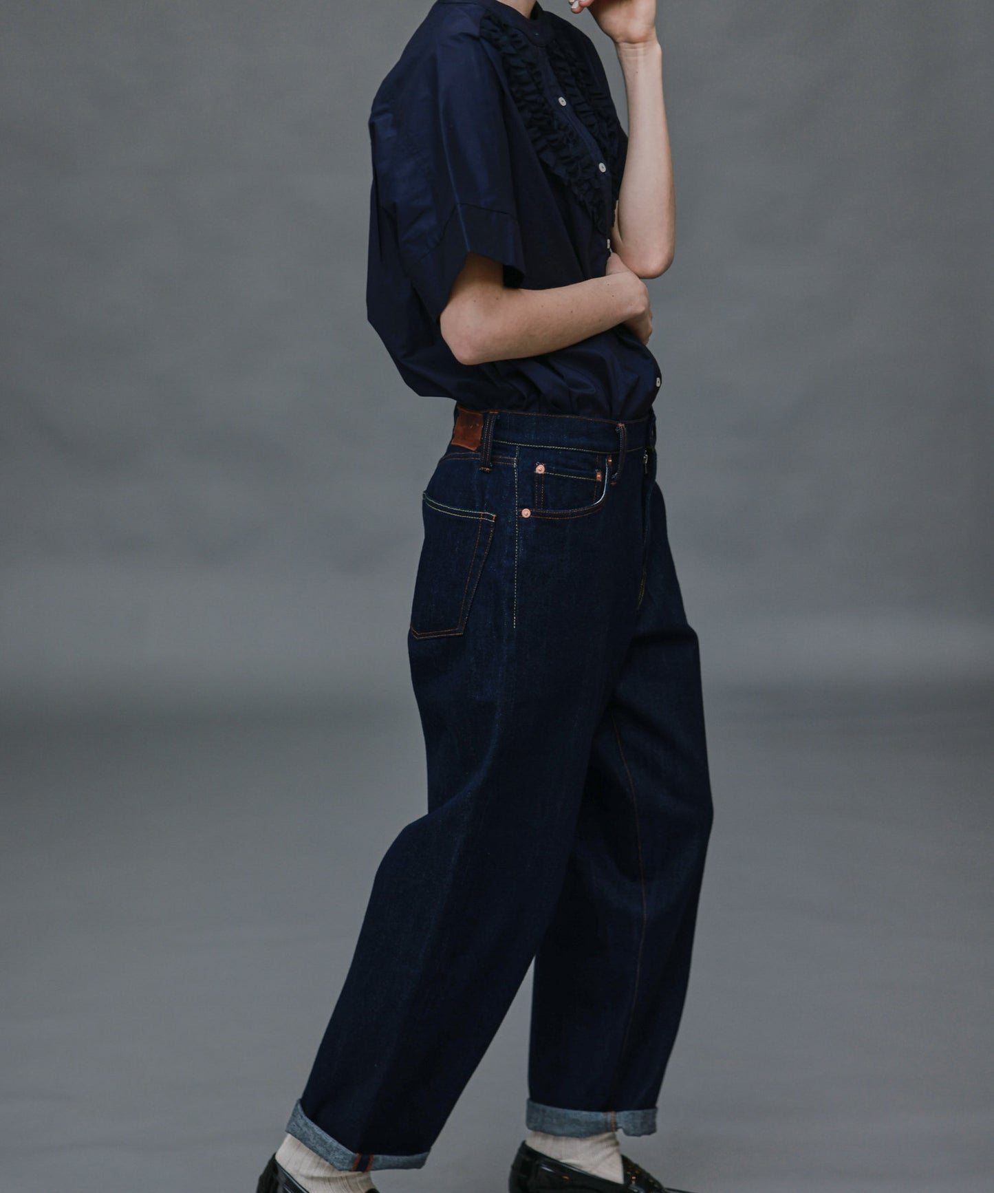 LOOSE TAPERED JEANS / LKL26FPT2168