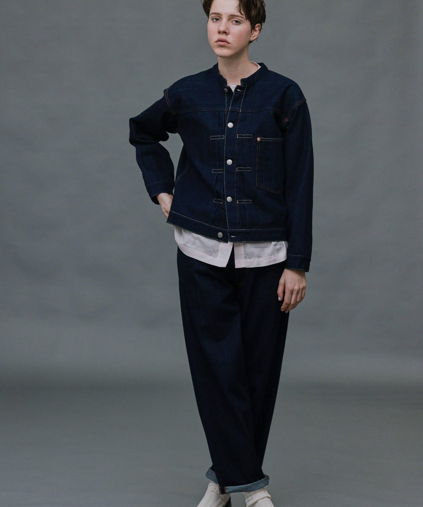 LOOSE TAPERED JEANS / LKL26FPT2168
